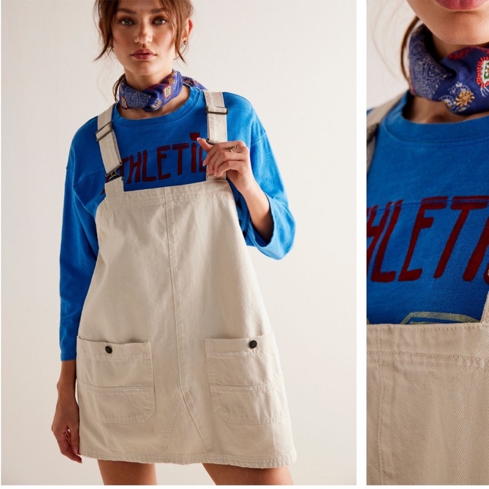 We the Free Overall Smock Mini Dress XS